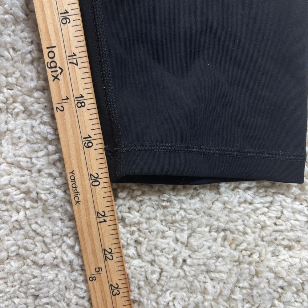 Ivy Park Leggings Womens Size M Black Logo Waistband Activewear 29L13JBLK